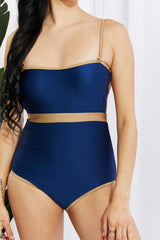 Marina West Swim Wave Break Contrast Trim One-Piece king-general-store-5710.myshopify.com