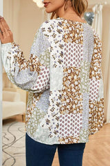 Printed Button Up Long Sleeve Shirt king-general-store-5710.myshopify.com