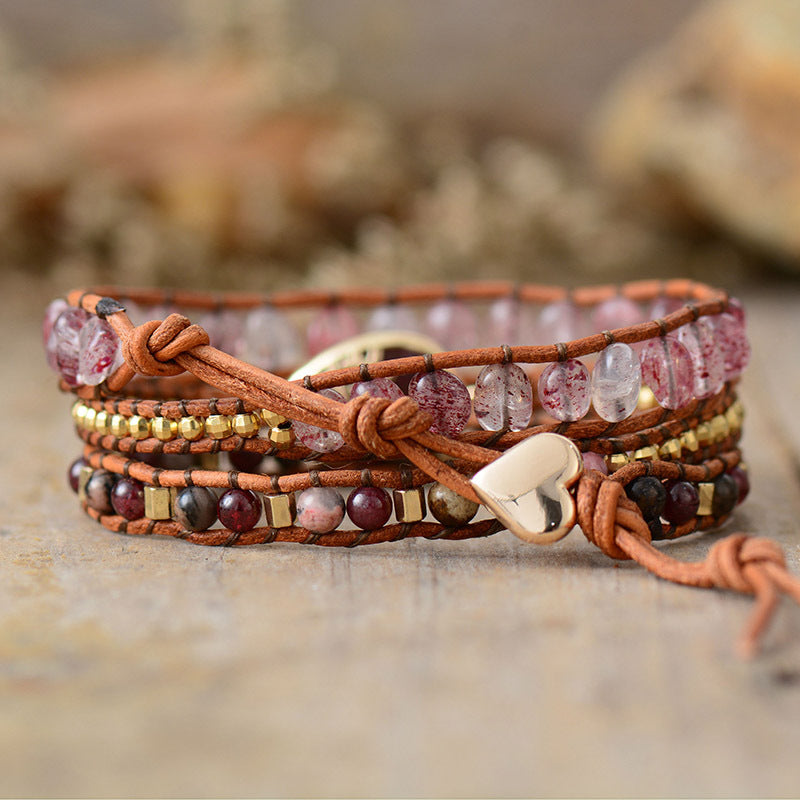 Natural Stone Layered Bracelet king-general-store-5710.myshopify.com