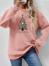 Christmas Tree Graphic Long Sleeve Sweatshirt king-general-store-5710.myshopify.com