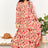 Double Take Floral Frill Trim Flounce Sleeve Plunge Maxi Dress king-general-store-5710.myshopify.com