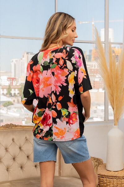 Sew In Love Full Size Floral Round Neck Short Sleeve T-Shirt king-general-store-5710.myshopify.com