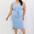 Flatter Me Full Size Ribbed Front Tie Midi Dress in Pastel Blue king-general-store-5710.myshopify.com