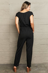 Boat Neck Short Sleeve Jumpsuit with Pockets king-general-store-5710.myshopify.com