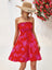 Floral Frill Trim Strapless Smocked Dress king-general-store-5710.myshopify.com