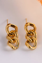 Stainless Steel Chain Earrings king-general-store-5710.myshopify.com