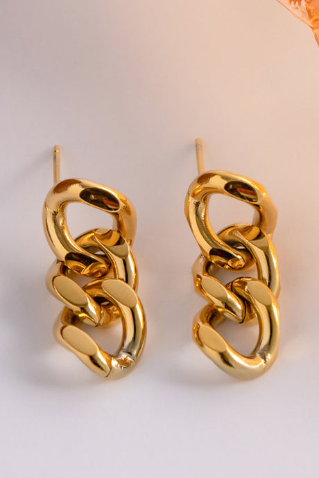 Stainless Steel Chain Earrings king-general-store-5710.myshopify.com