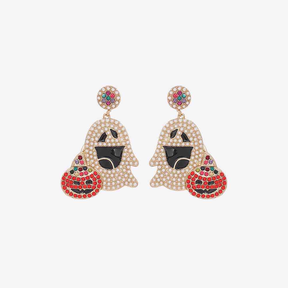 Ghost Rhinestone Alloy Earrings king-general-store-5710.myshopify.com