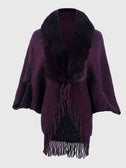 Open Front Fringe Hem Poncho king-general-store-5710.myshopify.com