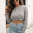 Cropped Round Neck Dropped Shoulder Pullover Sweater king-general-store-5710.myshopify.com