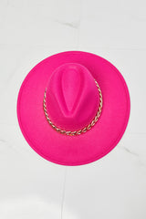 Fame Keep Your Promise Fedora Hat in Pink king-general-store-5710.myshopify.com