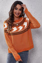 Ghost Pattern Round Neck Long Sleeve Sweater king-general-store-5710.myshopify.com