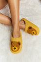 Melody Teddy Bear Print Plush Slide Slippers king-general-store-5710.myshopify.com