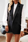 Double-Breasted Sleeveless Blazer king-general-store-5710.myshopify.com