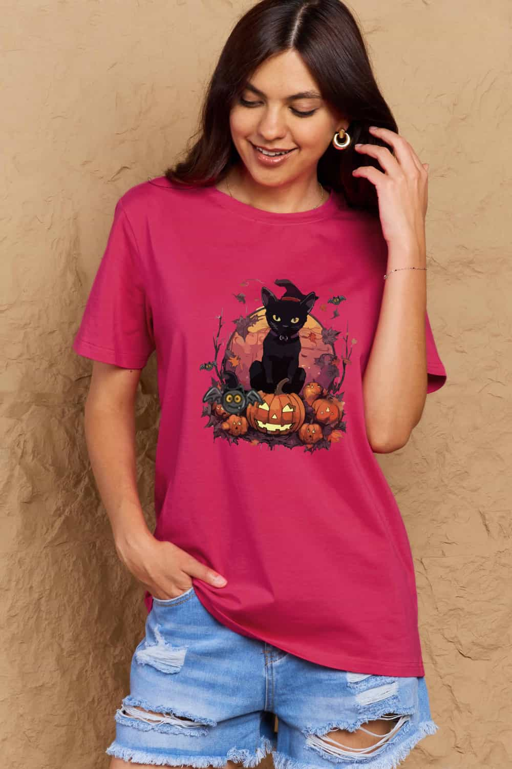 Simply Love Full Size Halloween Theme Graphic T-Shirt king-general-store-5710.myshopify.com