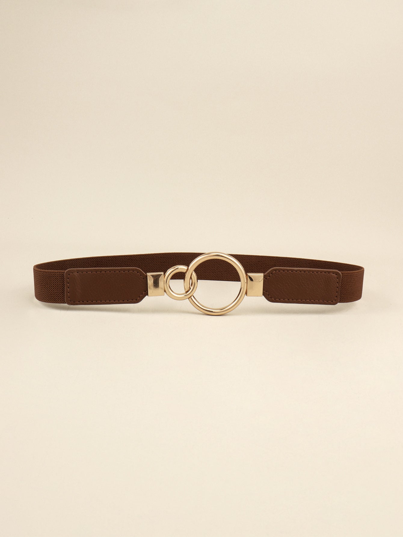 Double Ring Buckle Elastic PU Belt king-general-store-5710.myshopify.com