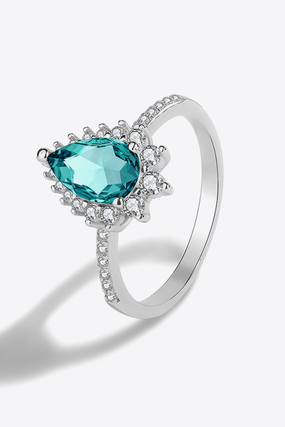 Paraiba Tourmaline Pear Shape Ring king-general-store-5710.myshopify.com