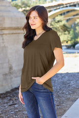 Basic Bae Full Size V-Neck Short Sleeve T-Shirt king-general-store-5710.myshopify.com