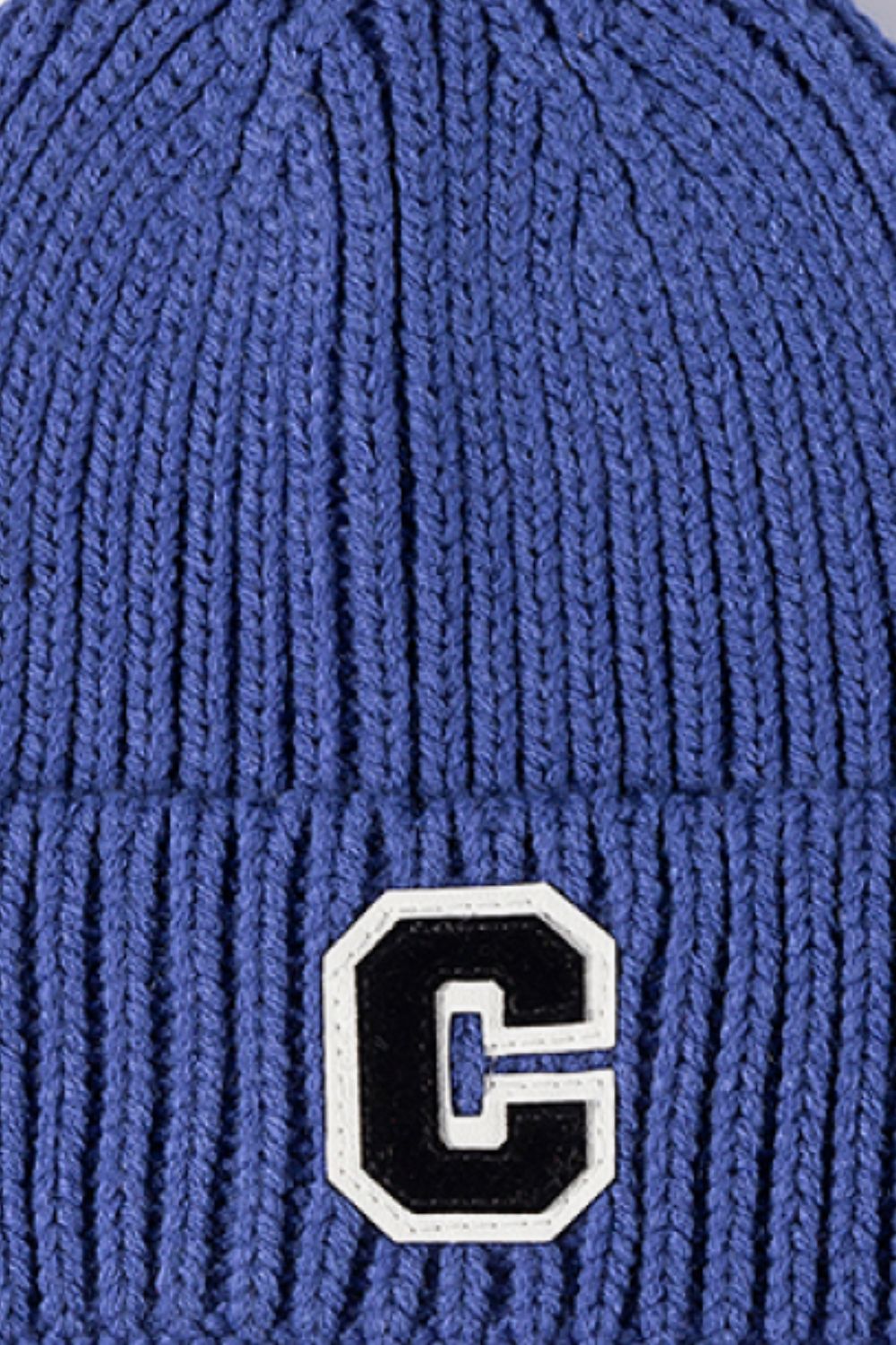 Letter C Patch Cuffed Beanie king-general-store-5710.myshopify.com