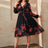 Plus Size Floral Surplice Neck Tie Waist Dress king-general-store-5710.myshopify.com