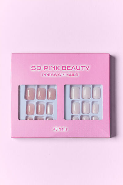 SO PINK BEAUTY Press On Nails 2 Packs king-general-store-5710.myshopify.com