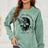 Skull Graphic Dropped Shoulder Sweatshirt king-general-store-5710.myshopify.com