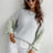 Two-Tone Rib-Knit Dropped Shoulder Sweater king-general-store-5710.myshopify.com