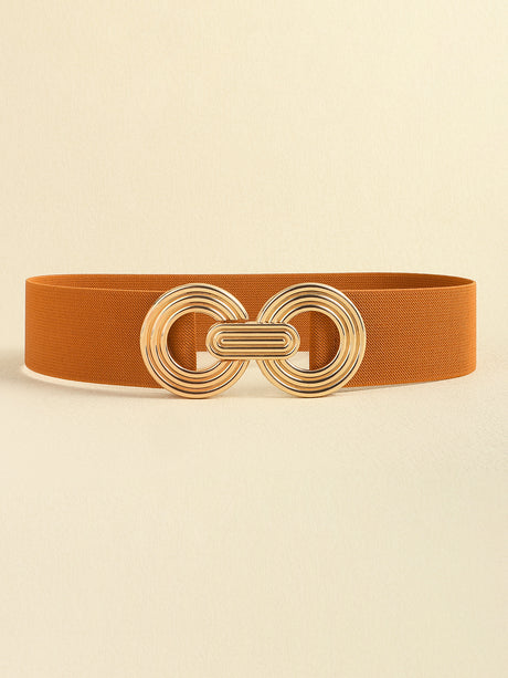 Geometric Buckle Elastic Wide Belt king-general-store-5710.myshopify.com