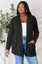 Basic Bae Full Size Ribbed Open Front Cardigan with Pockets king-general-store-5710.myshopify.com