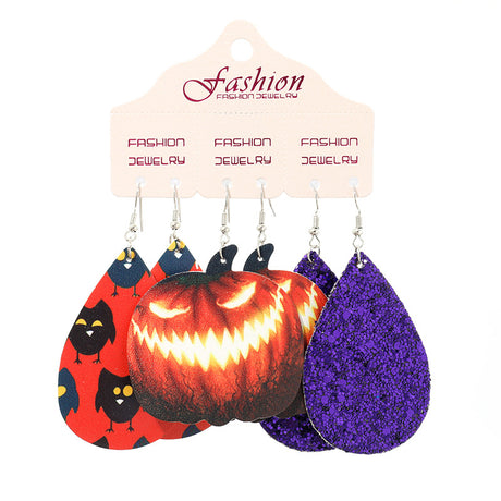 Teardrop Shape Halloween Theme Dangle Earrings king-general-store-5710.myshopify.com