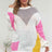 Plus Size Color Block Round Neck Sweater king-general-store-5710.myshopify.com