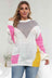 Plus Size Color Block Round Neck Sweater king-general-store-5710.myshopify.com