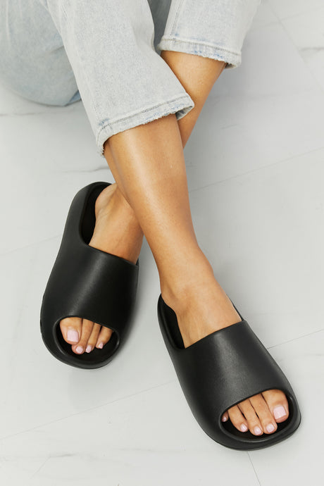 NOOK JOI In My Comfort Zone Slides in Black king-general-store-5710.myshopify.com
