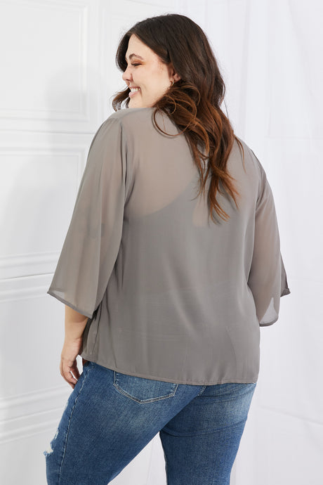 Melody Just Breathe Full Size Chiffon Kimono in Grey king-general-store-5710.myshopify.com