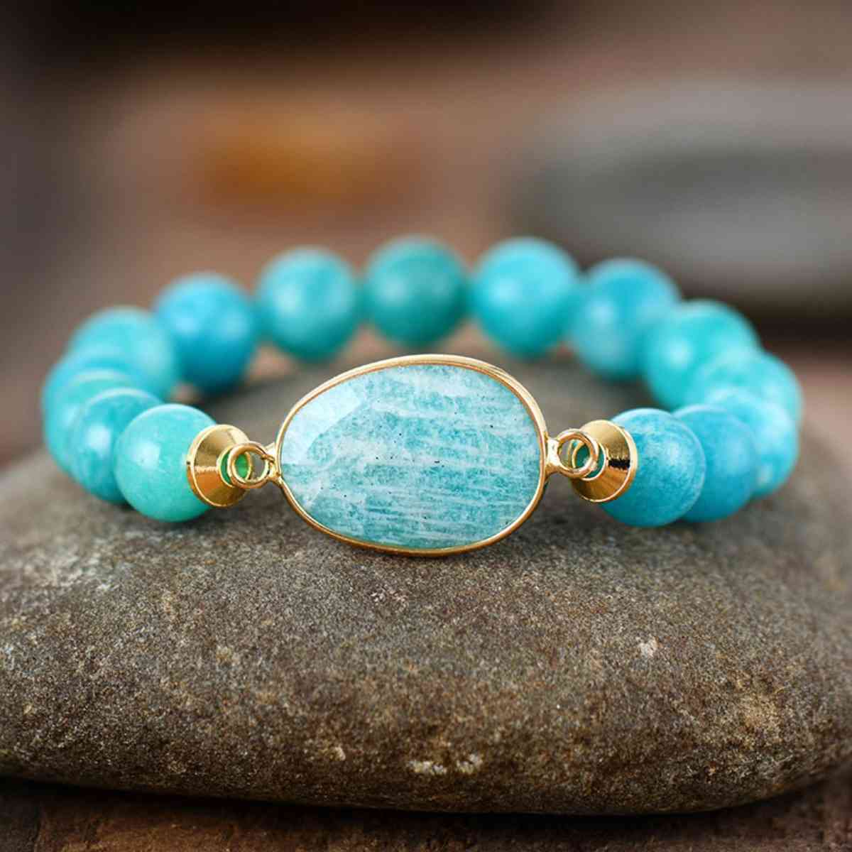 Natural Stone Beaded Bracelet king-general-store-5710.myshopify.com