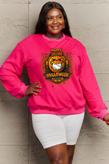 Simply Love Full Size HAPPY HALLOWEEN Graphic Sweatshirt king-general-store-5710.myshopify.com