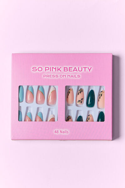 SO PINK BEAUTY Press On Nails 2 Packs king-general-store-5710.myshopify.com