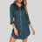 Button Up Collared Neck Night Dress with Pocket king-general-store-5710.myshopify.com