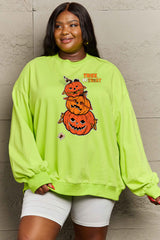 Simply Love Full Size TRICK OR TREAT Graphic Sweatshirt king-general-store-5710.myshopify.com