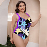 Full Size Printed Scoop Neck Sleeveless One-Piece Swimsuit king-general-store-5710.myshopify.com