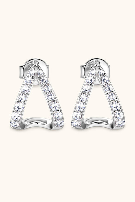 Moissanite Minimalist 925 Sterling Silver Earrings king-general-store-5710.myshopify.com