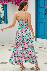 Floral Spaghetti Strap Surplice Neck Maxi Dress king-general-store-5710.myshopify.com