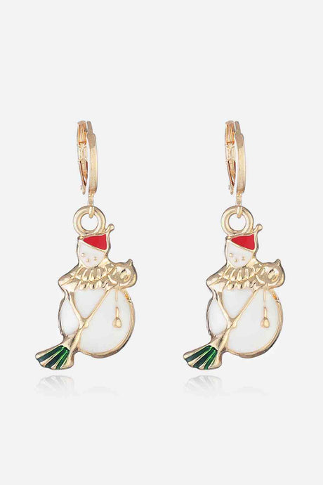 Christmas Theme Alloy Earrings king-general-store-5710.myshopify.com