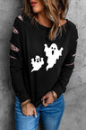 Ghost Graphic Round Neck Sweatshirt king-general-store-5710.myshopify.com