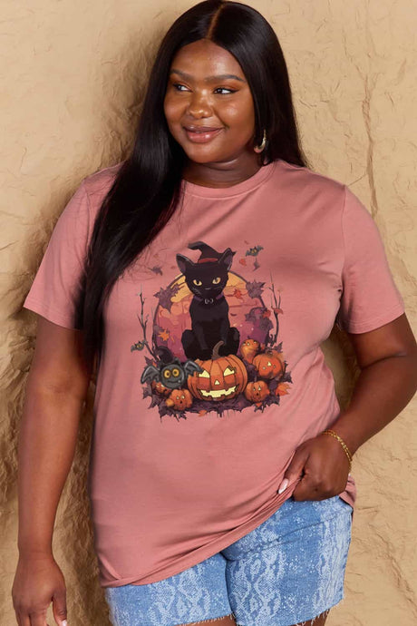 Simply Love Full Size Halloween Theme Graphic T-Shirt king-general-store-5710.myshopify.com