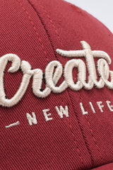 CREATE NEW LIFE Adjustable Cotton Baseball Cap king-general-store-5710.myshopify.com