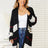 Double Take Striped Rib-Knit Drop Shoulder Open Front Cardigan king-general-store-5710.myshopify.com