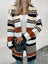 Striped Open Front Drop Shoulder Cardigan king-general-store-5710.myshopify.com