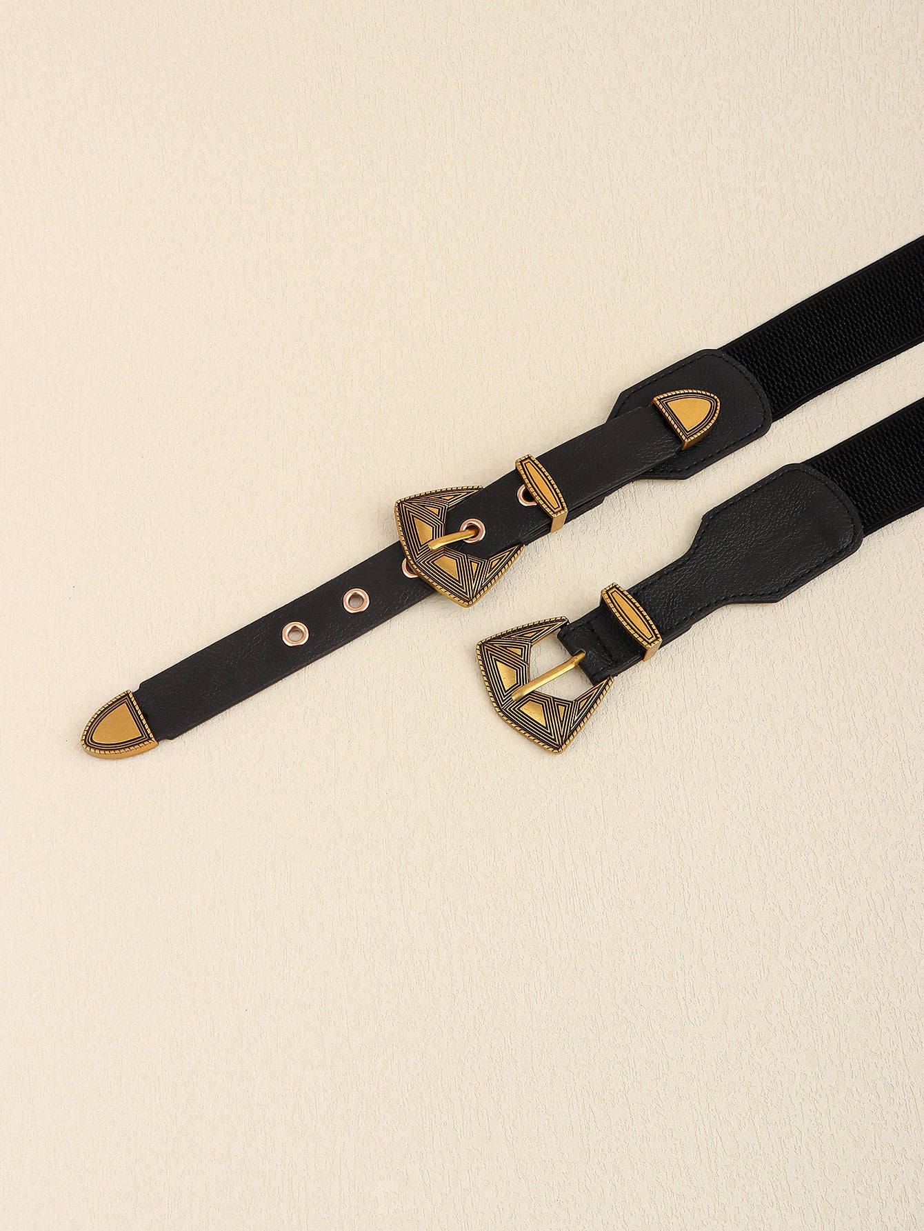 Double Buckle PU Leather Belt king-general-store-5710.myshopify.com