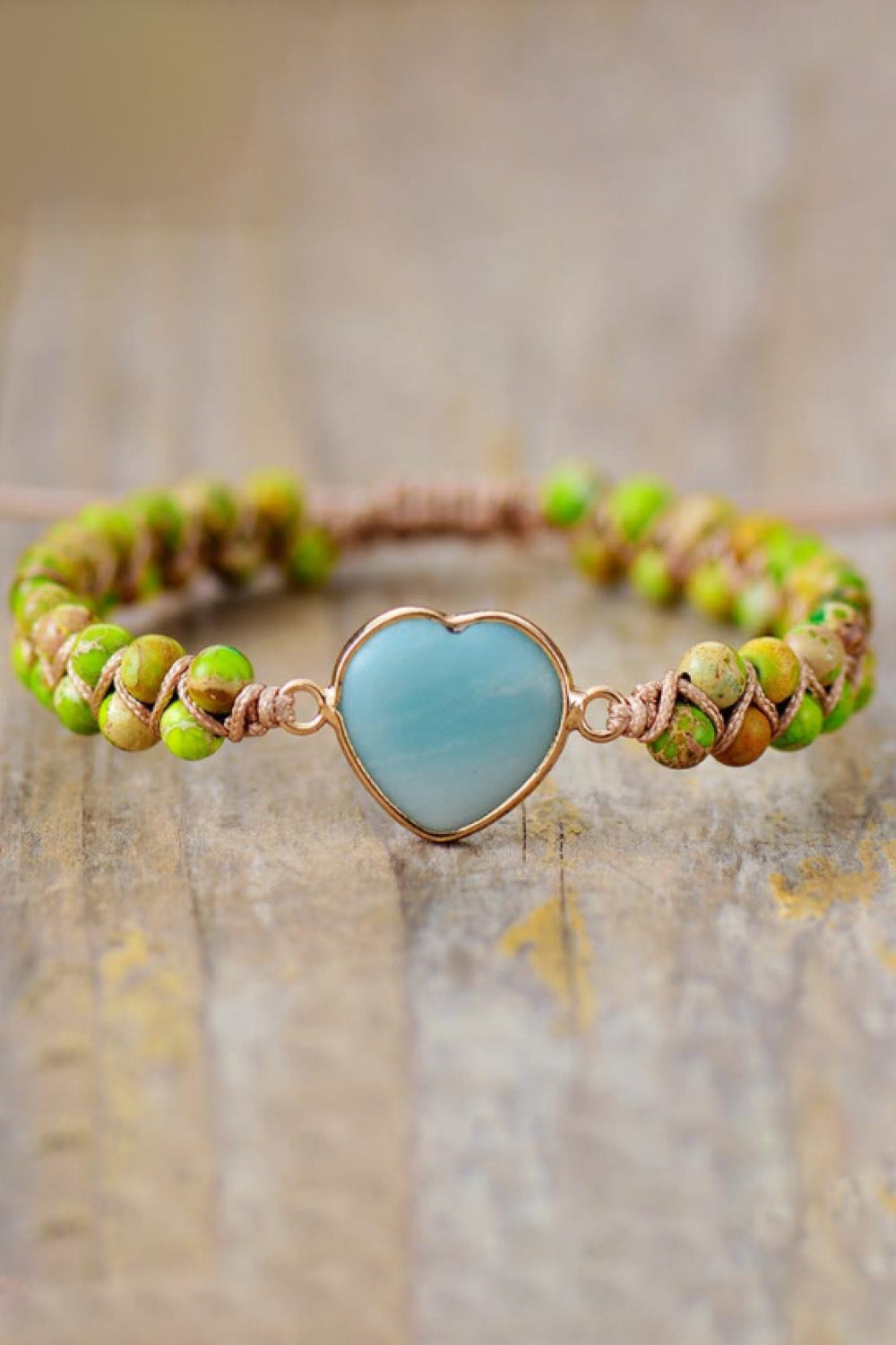 Handmade Heart Shape Natural Stone Bracelet king-general-store-5710.myshopify.com